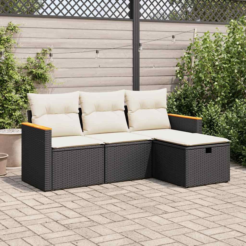 Thumbnail - VidaXL, Gartenlounge, 10-tlg. Garten-Lounge-Set mit Kissen