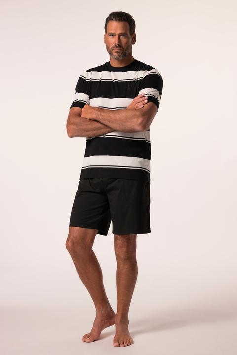 Produktbild JP1880 Schlafanzug, Homewear, Ringelshirt, Shorts (4XL)
