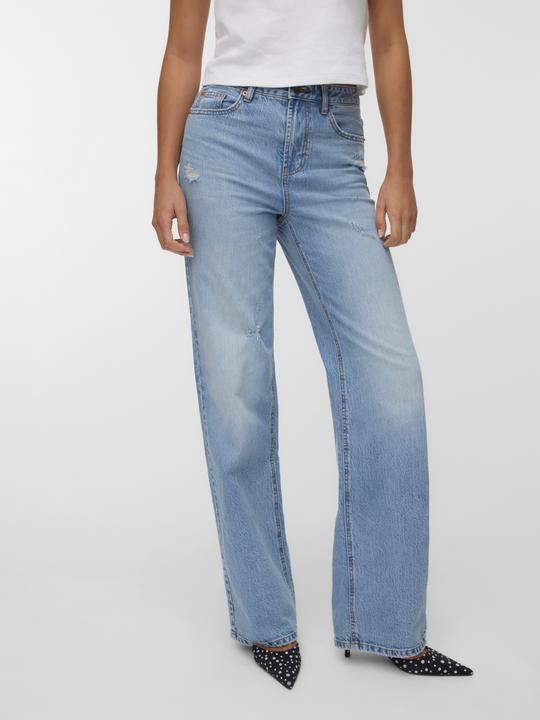 Immagine prodotto Vero Moda VMTESSA Hohe Taille Gerade geschnitten Jeans Weit geschnitten (W26/L30)