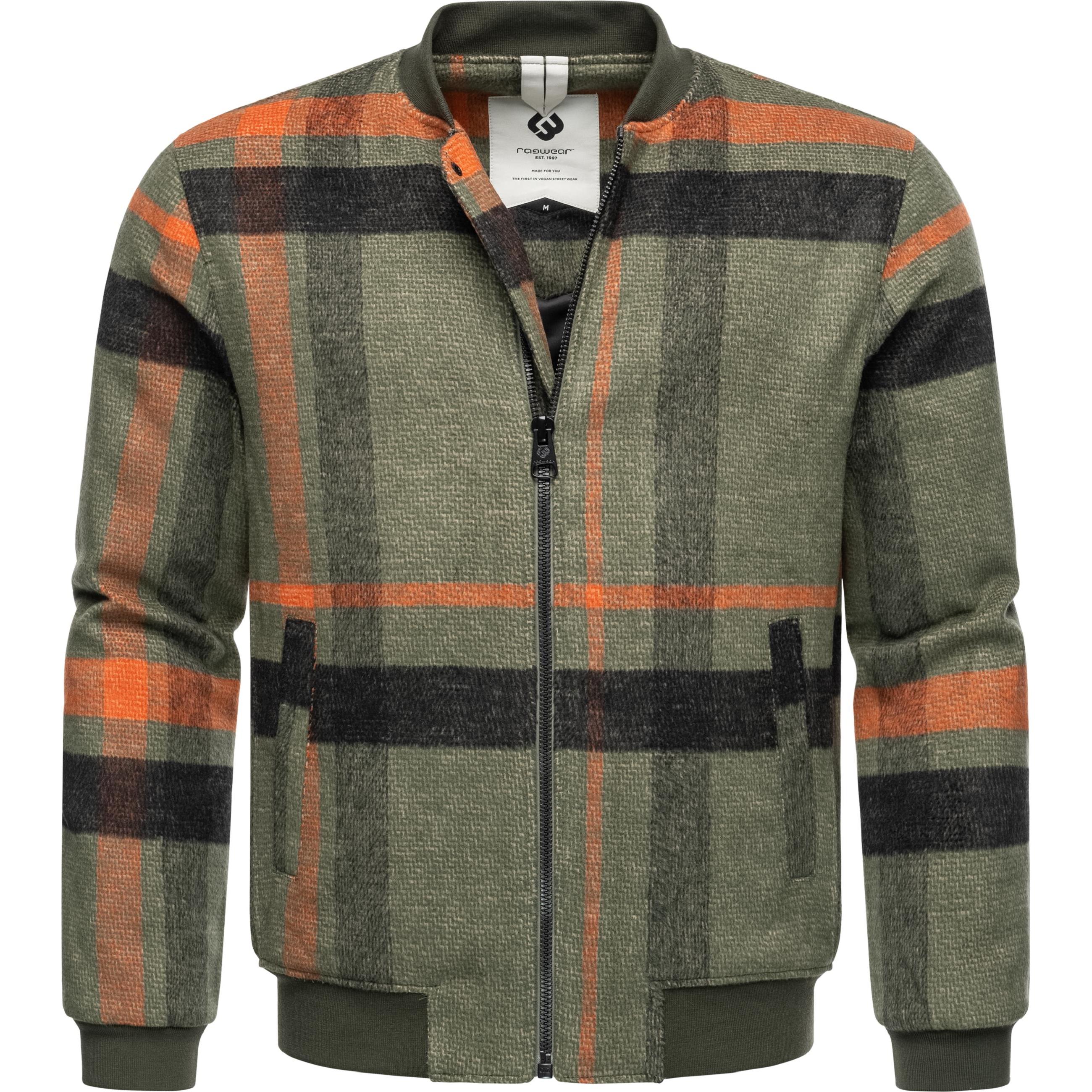 Ragwear, Herren, Jacke, Merrbo Check (XL), Grün, XL