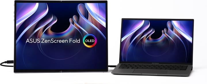 Actual product image ASUS ZenScreen Fold OLED MQ17QH (2560 x 1920 pixels, 17.30")