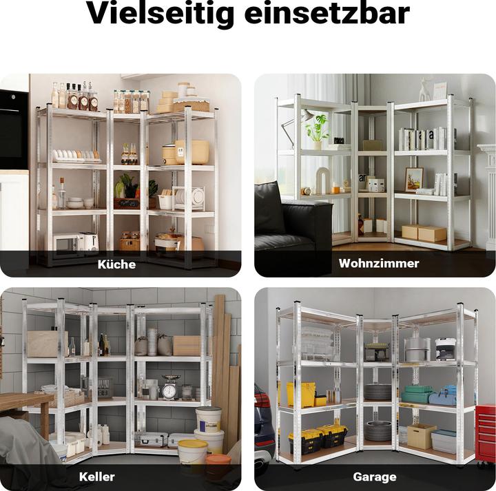 Wiltec Heavy duty corner shelf