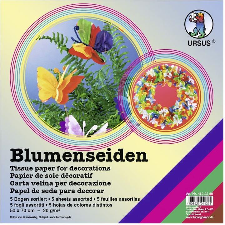 Produktbild Ursus Blumenseide (20 g/m², 5x)