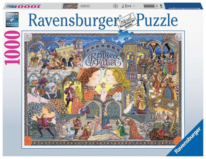 Productafbeelding Ravensburger Romeo en Julia legpuzzel 1000 st. Kunst (1000 onderdelen)