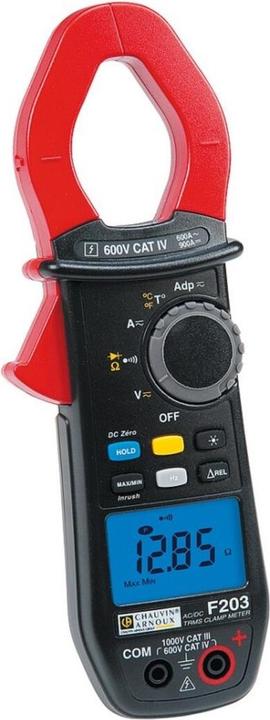 Actual product image Chauvin Arnoux Current clamp, hand multimeter di (CAT IV 600V, CAT III 1000V)