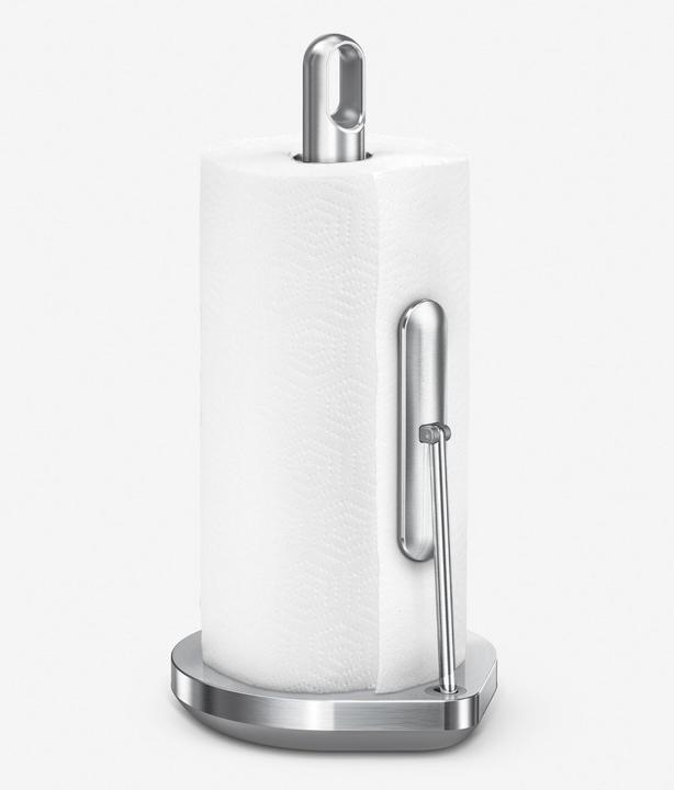 Productafbeelding Simplehuman Keukenrolhouder, muurbeugel, geborsteld roestvrij staal