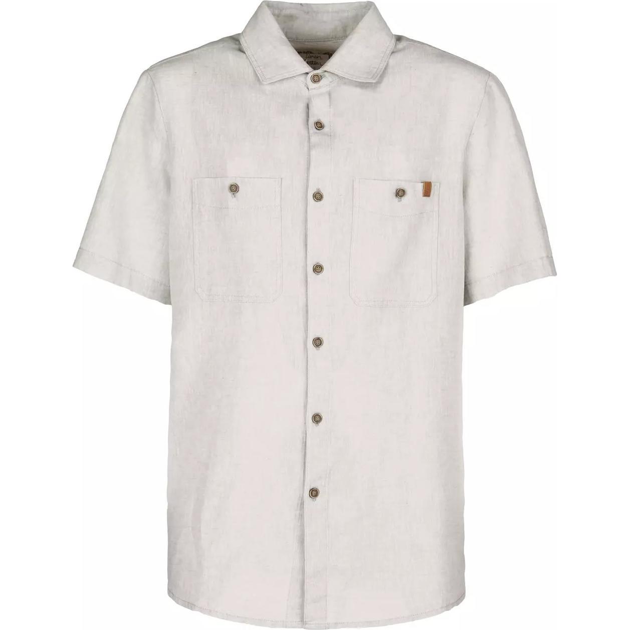 E9, Herren, Hemd, Kiwi Hemd, Grau, (XL)