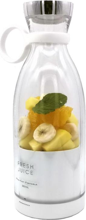 Produktbild Vitaliano Mixer Smoothie Maker to go, 350 ml, deutsche Anleitung, kabellos tragbar in Flaschenform & USB Lade (50 W)