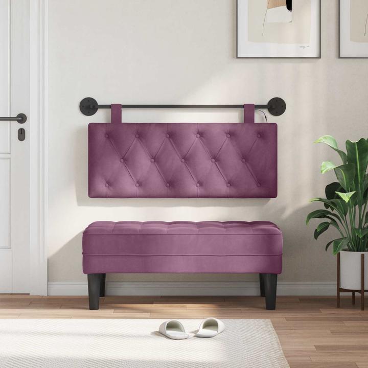 Actual product image vidaXL Modernes Kopfteil (110 x 7 x 55 cm)