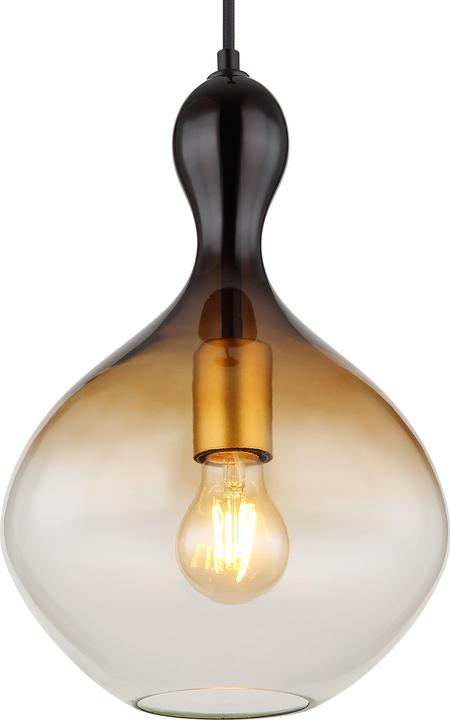 Image du produit Globo Lampe à Suspendre Métal Noir Mat, 1xe27 (E27)