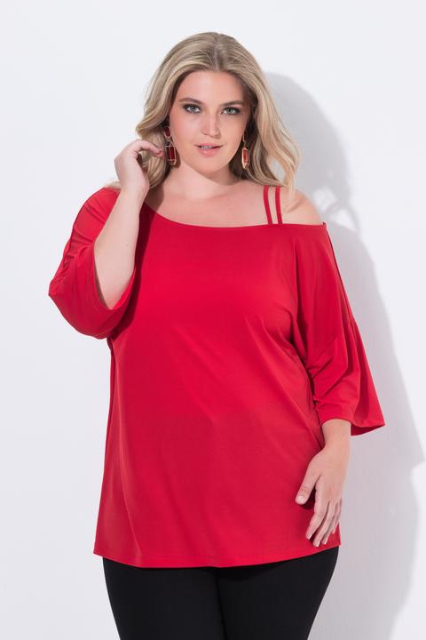 Actual product image Miamoda T-Shirt, oversized, Schulter CutOut, 3/4-Ärmel (42)