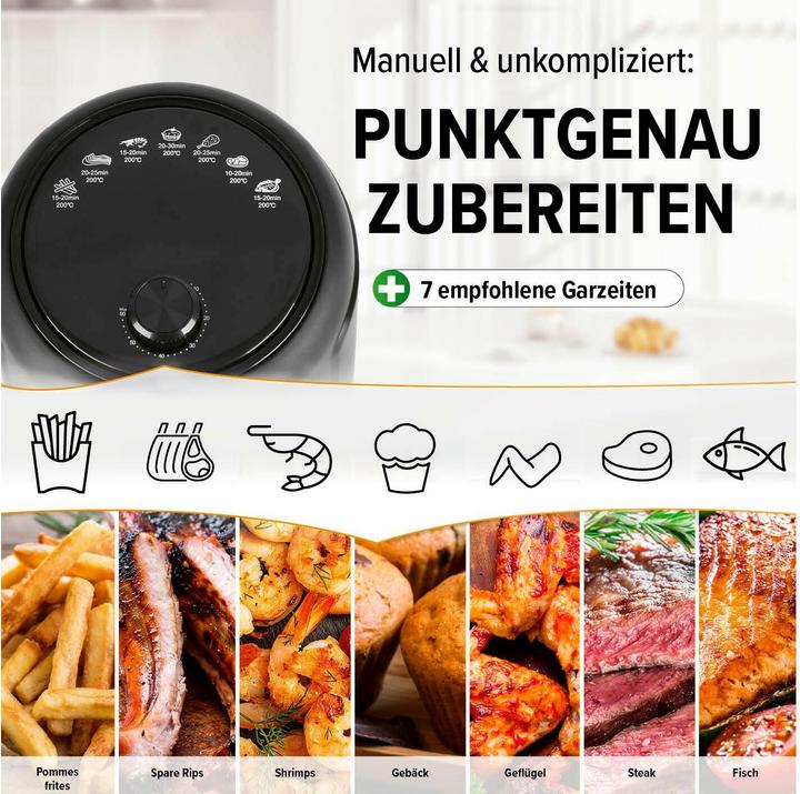 Produktbild Gourmetmaxx Heissluft-Fritteuse