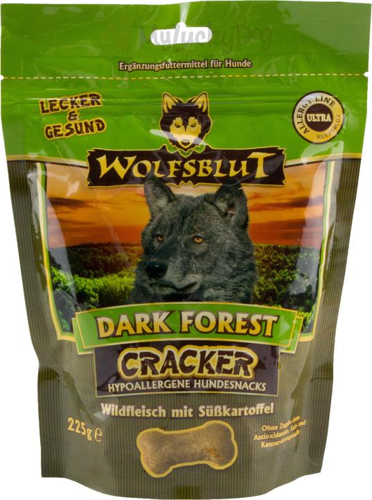 Image du produit Wolfsblut Cracker Dog Snacks Forêt Noire au gibier 225 g (Adulte, 1 pcs, 225 g)