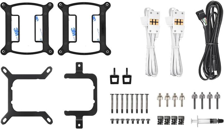 Actual product image Thermaltake TT TH280 V2 Ultra EX ARGB Sync Snow Edition All-In-One