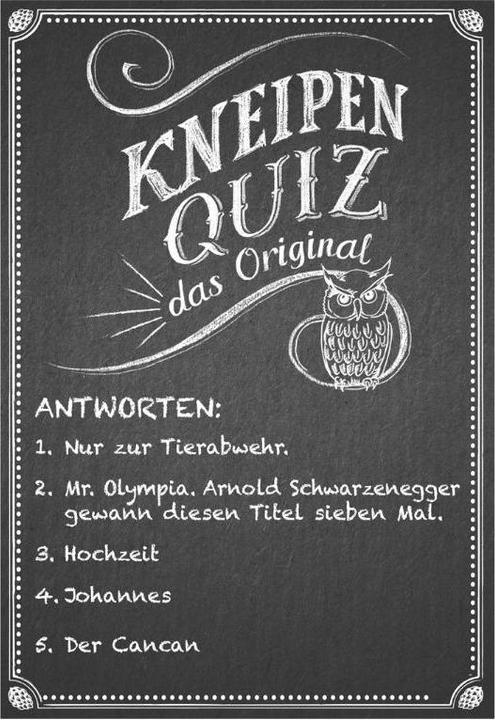 Image du produit Pub Quiz The Original (Allemand)