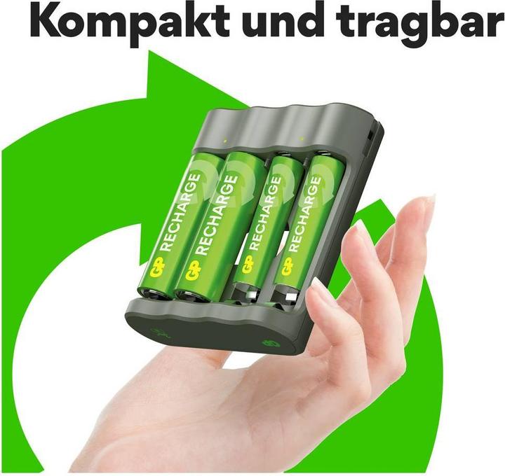 Actual product image GP Batteries Batterie-Ladegerät B441 ohne Batterien geeignet für 4 x Mignon AA oder Micro AAA (Chargers without battery)