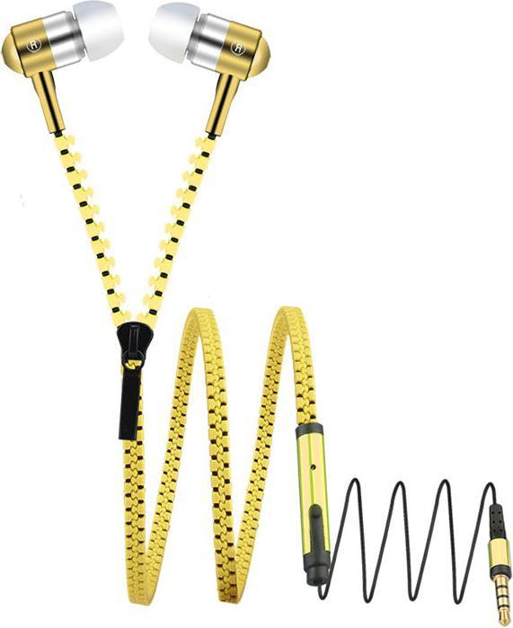 Immagine prodotto Hermex In Ear ZIPPER Cuffie con telecomando ORO GIALLO (Cablato)