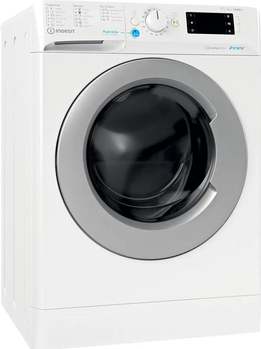 Produktbild Indesit Washing machine with Dryer BDE 76435 9 WS EE, Free standing, Front loading, White