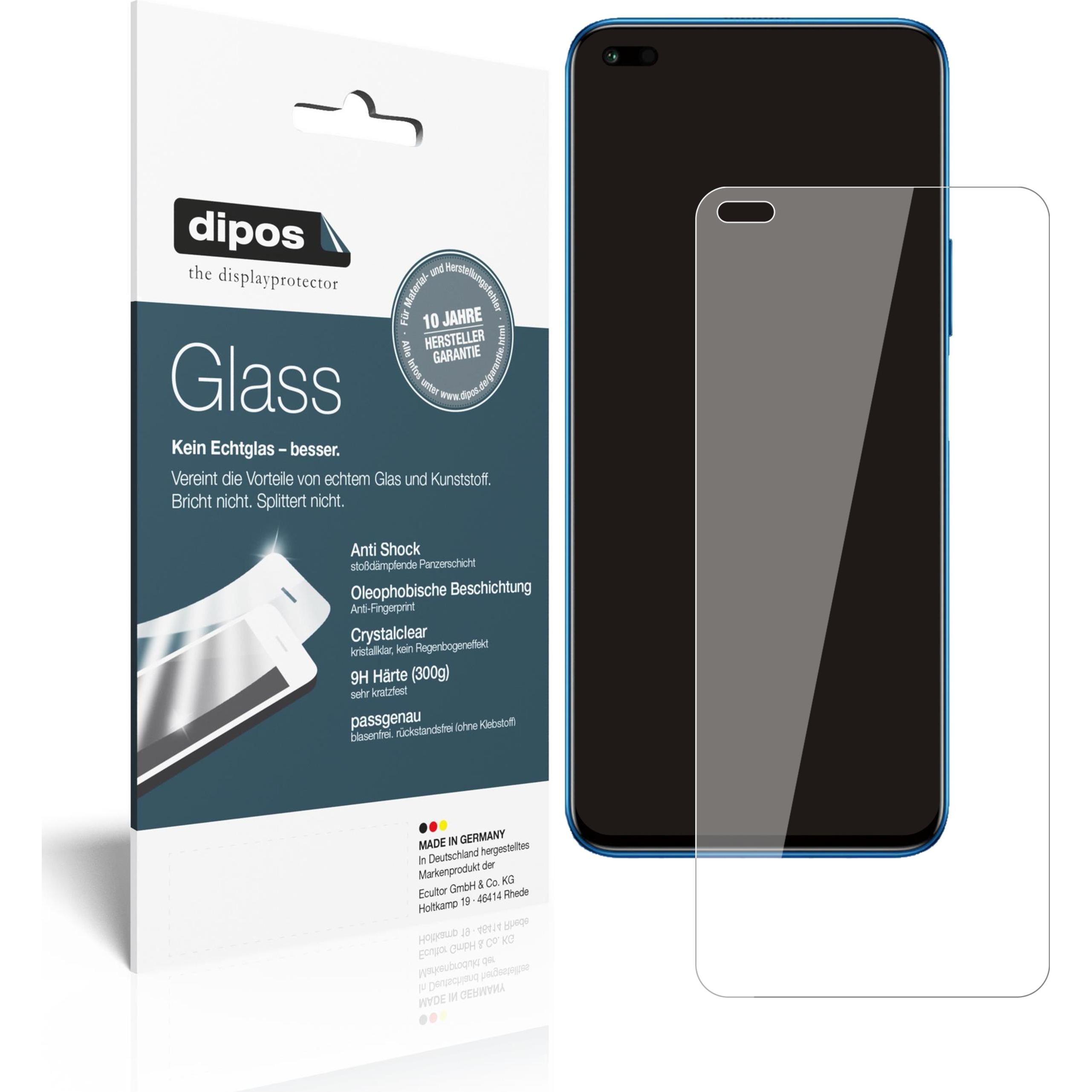 Dipos Displayschutz Anti-Shock (2 Stück, Nokia X20), Smartphone Schutzfolie, Transparent