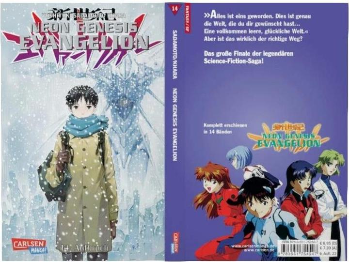 Actual product image Neon Genesis Evangelion, Band 14 (German, Yoshiyuki Sadamoto, 2015)