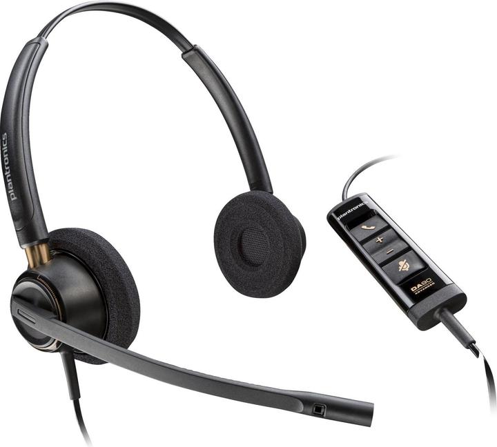 Actual product image Poly Headset EncorePro 525 MS Duo USB-A (Cable, USB-A)
