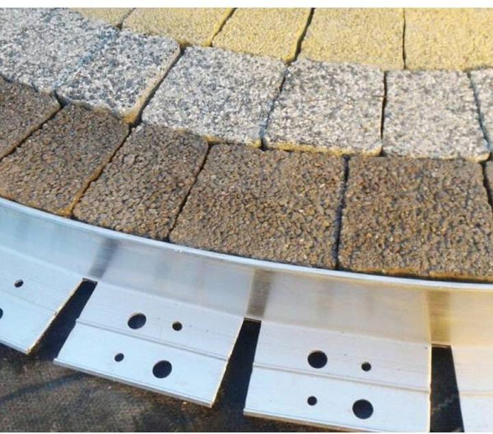 Actual product image Green Split Ultra Starke Alu Rasenkanten 51mm x 100cm | Beeteinfassung | Beetumrandung | Beetbegrenzungen (100 cm)