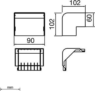 Produktbild Unex Ausseneck (6 cm)