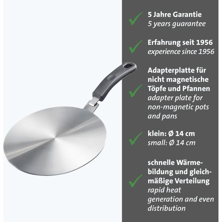 Actual product image Westmark Induction adapter plate (14 cm, Metal, Plastic)
