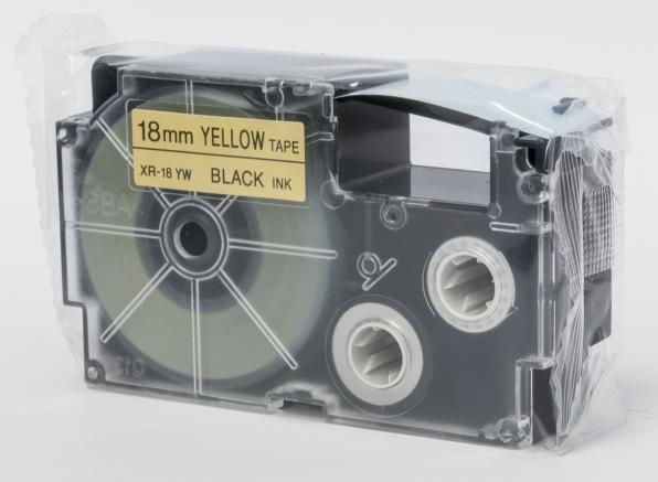 Produktbild Casio Schriftband XR (1.80 cm, Gelb, Schwarz)