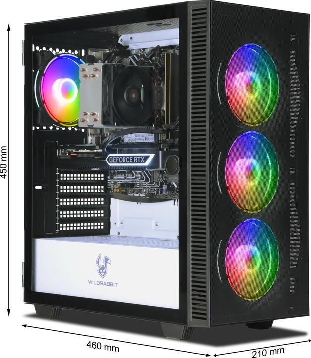 Produktbild Ankermann Aero Gaming Bundle (1000 GB, 32 GB, Intel Core i7-13700F, GeForce RTX 5070)