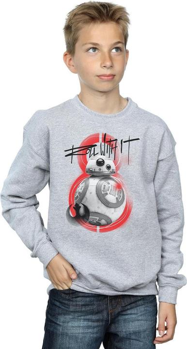 Image du produit Star Wars - Sweat THE LAST JEDI BB-8 ROLL WITH IT - Garçon (140, 146)
