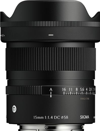 Produktbild Sigma 15mm f/1.4 DC (C) F/X-Mount (Fujifilm X, APS-C / DX)