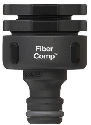 Actual product image Fiskars Conector de grifo Fibercomp -MULTI (Tap adaptor, 21 mm)