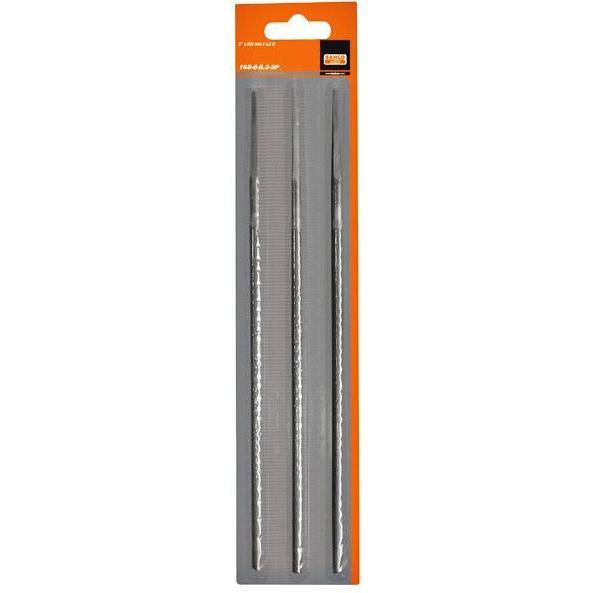 Bahco, Raspel + Feile, Runde Kettensägefeile 6.3 mm - 12 x 3 Stk (200 mm)