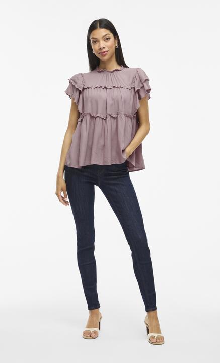 Actual product image Vila VIPRETA Stehkragen Oberteil mit angeschnittenen Ärmeln (36)