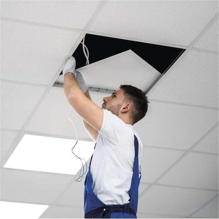 Produktbild Emos LED Einbauleuchte LEXXO Backlit 60×60, quadr., weiss, 30W neutr.w. (4200 lm)