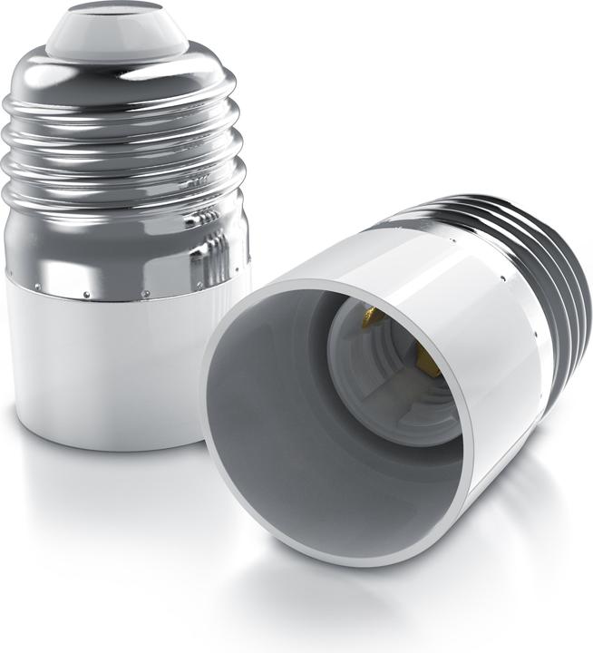 Produktbild Bearware 2x Lampensockel E27 Fassung auf E14 Sockel Adapter, Lampenadapter, Lampenfassung Lampensockeladapter