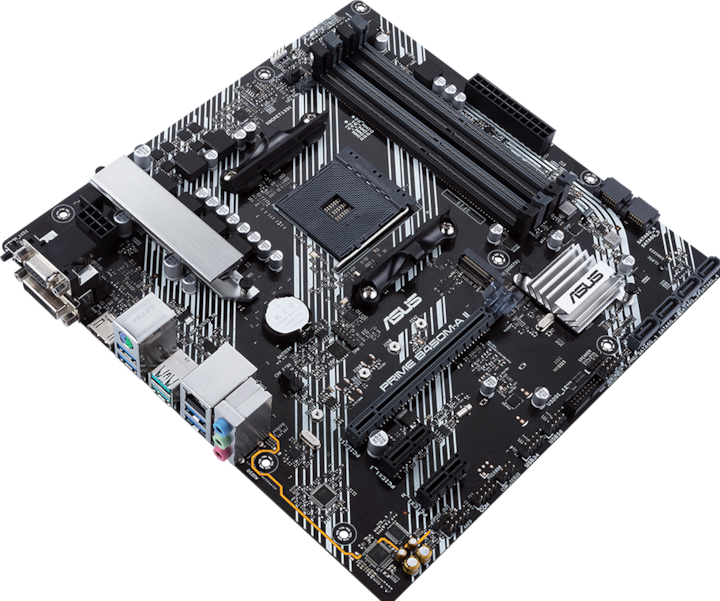 Actual product image ASUS PRIME B450M-A II (AM4, AMD B450, mATX)