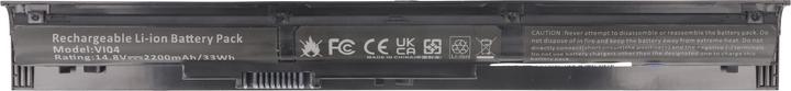 Actual product image HP Akku VI04 für Pavilion 14, Pavilion 15, Pavilion 17, HSTNN-LB6I (4 Cells, 2200 mAh)
