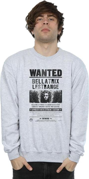 Actual product image Mens Bellatrix Lestrange Wanted Sweatshirt (XXL)