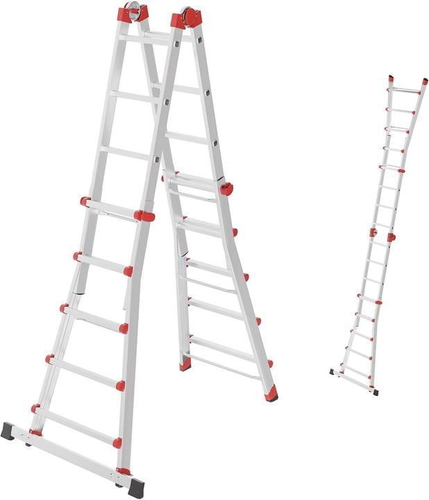 Immagine prodotto Hailo M80 (Scala doppia, Scala singola, Scaletta per scaffali, 88 cm)