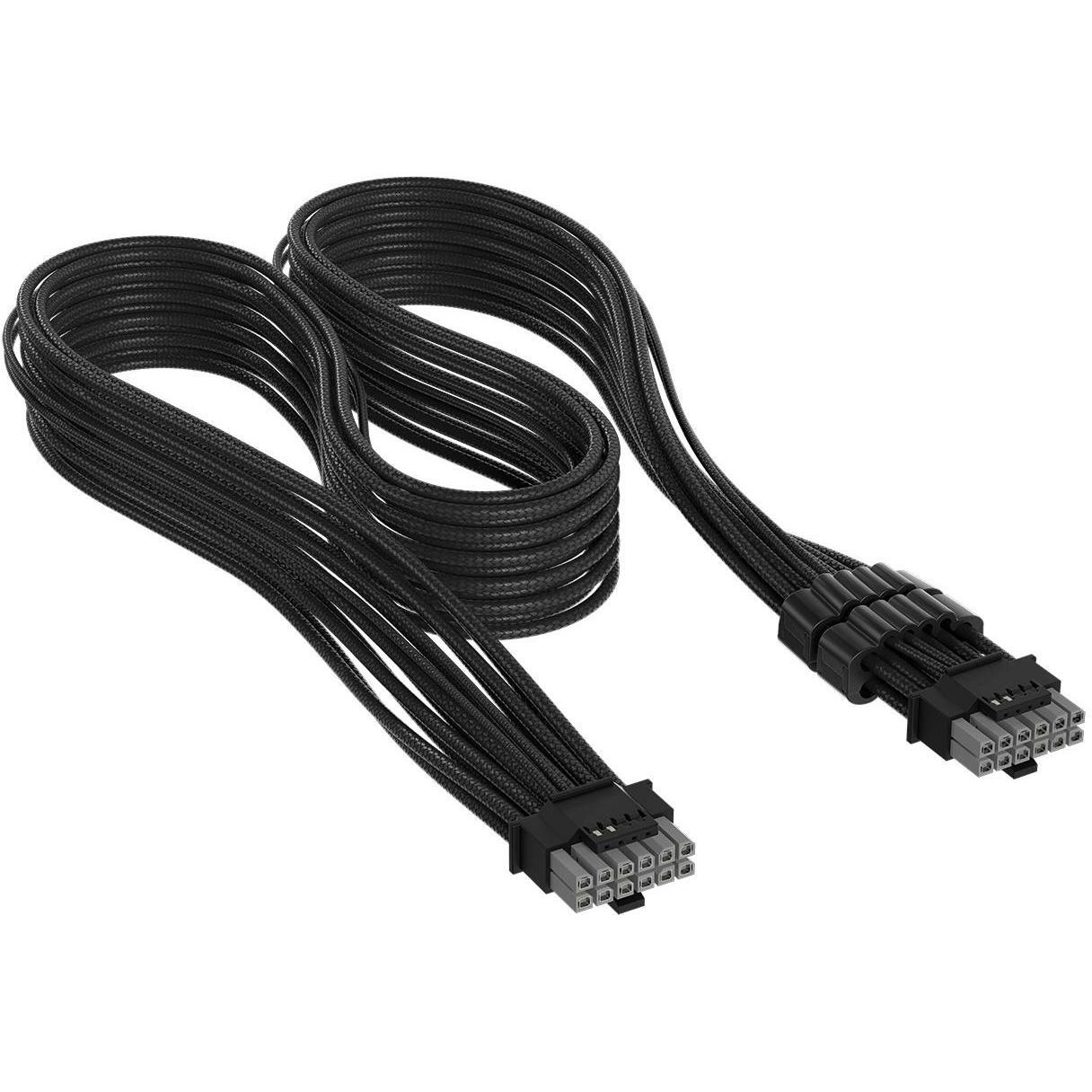 Corsair Stromkabel PCIe 12V-2x6 auf PCIe 12V-2x6 65 cm (65 cm, 12V-2x6), Cavo interno (PC)
