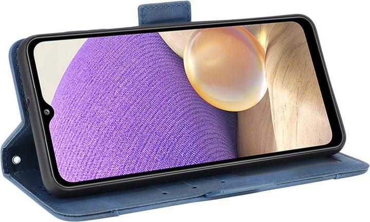 Produktbild Cover-Discount Galaxy A32 5G - Etui mit vielen Kartenfächer blau (Samsung Galaxy A32 5G)
