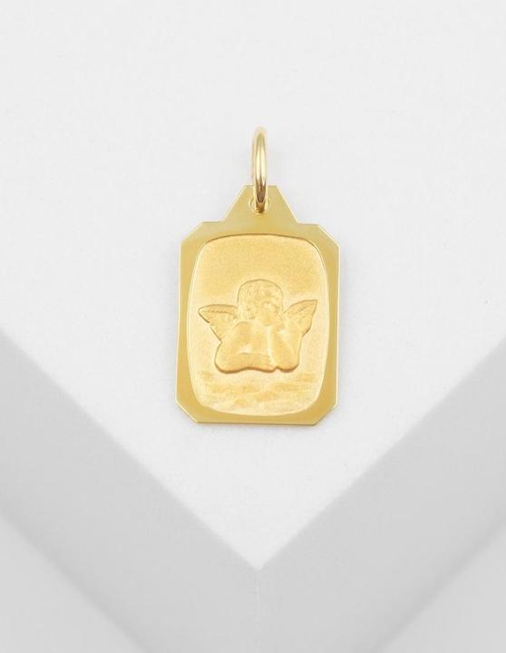 Immagine prodotto Muau Ciondolo angelo custode oro giallo 750, 16x8 mm (Giallo oro)