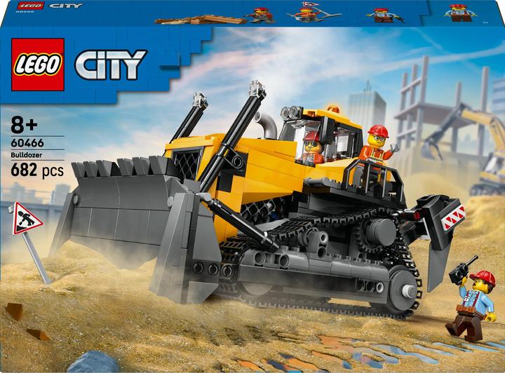 Actual product image LEGO Gelber Bulldozer mit Frontlader (60466)