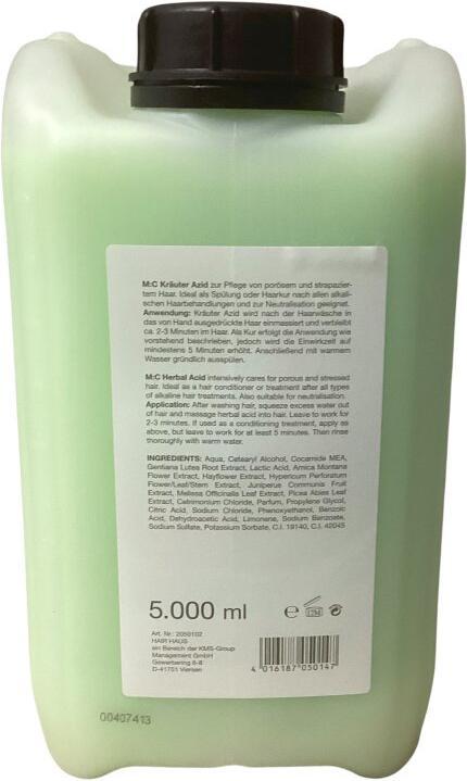 Produktbild Meister Coiffeur M:C Kräuter Azid 5000ml Kräuterspülung