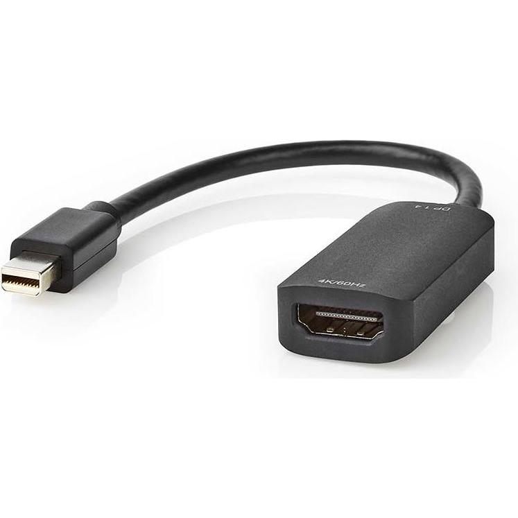 Nedis Mini Displayport-Kabel - DisplayPort 1.4 - Mini DisplayPort Stecker - HDMI™ Ausgang - 48 Gbps (Mini DP, 20 cm), Da...