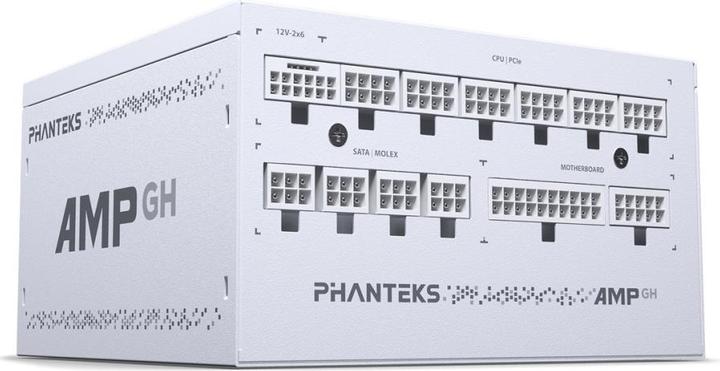 Productafbeelding Phanteks AMP GH 1000W 80 PLUS Platinum voeding, PCIe 5.1, ATX 3.1 - 1000 Watt, wit (1000 W)