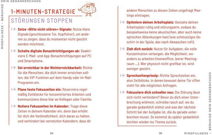 Produktbild Die 1-Minuten-Strategie gegen mentale Erschöpfung (Deutsch, Cordula Nussbaum, 2025)