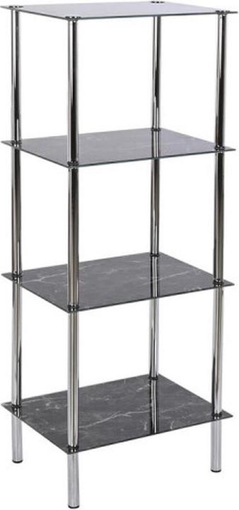 DKD Home Decor Bathroom Shelves Crystal Steel (40 x 30 x 105 cm) (40 x 30 x 105 cm)